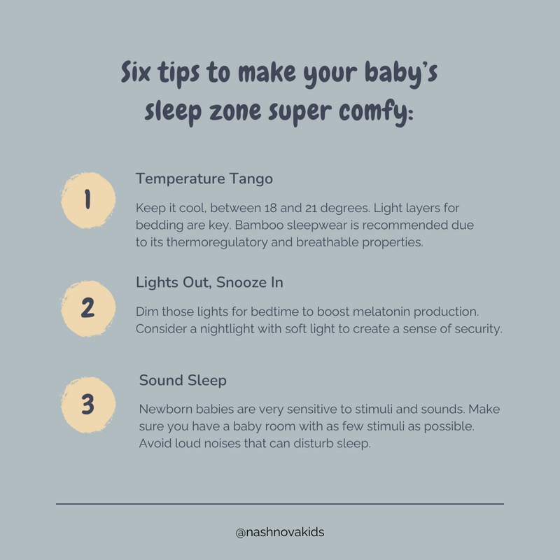 Six Tips To Make Your Baby’s Sleep Zone Super Comfy 🌙