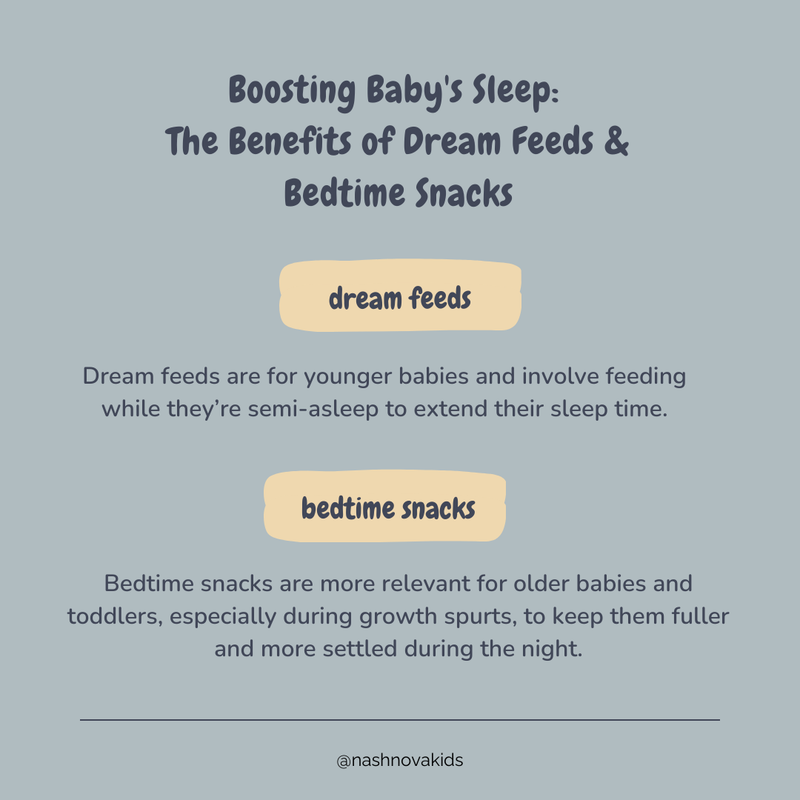 Boosting Baby's Sleep: The Benefits of Dream Feeds and Bedtime Snacks