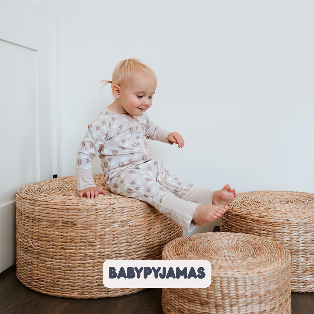 Babypyjamas i bambu