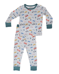 Tvådelad Pyjamas Bilar