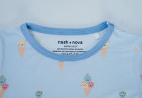 Ice Cream Two-Piece Pajama Set