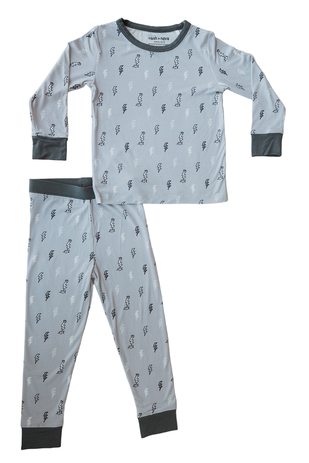 Lighting Bolt Two-Piece Pajama Set