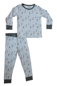 Lighting Bolt Two-Piece Pajama Set