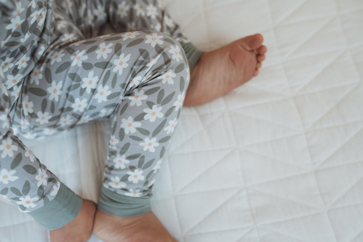 Sage Blossom Two-Piece Pajama Set