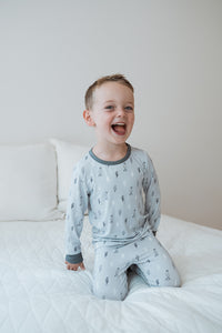 Lighting Bolt Two-Piece Pajama Set