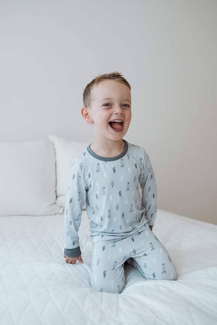 Lighting Bolt Two-Piece Pajama Set