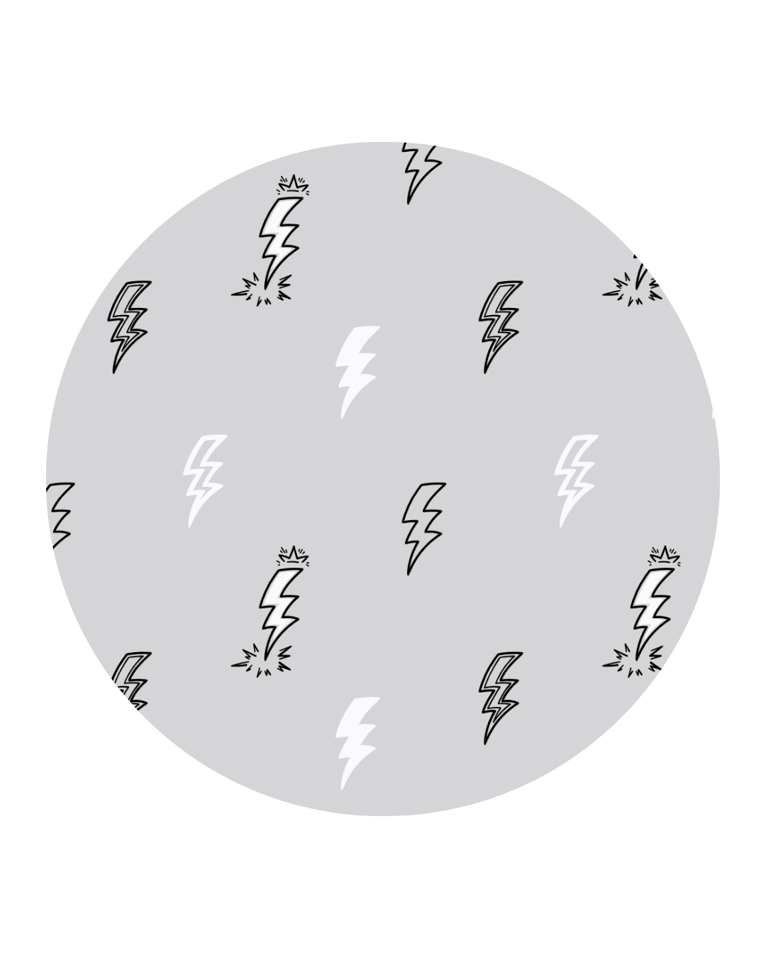Lighting Bolt Two-Piece Pajama Set