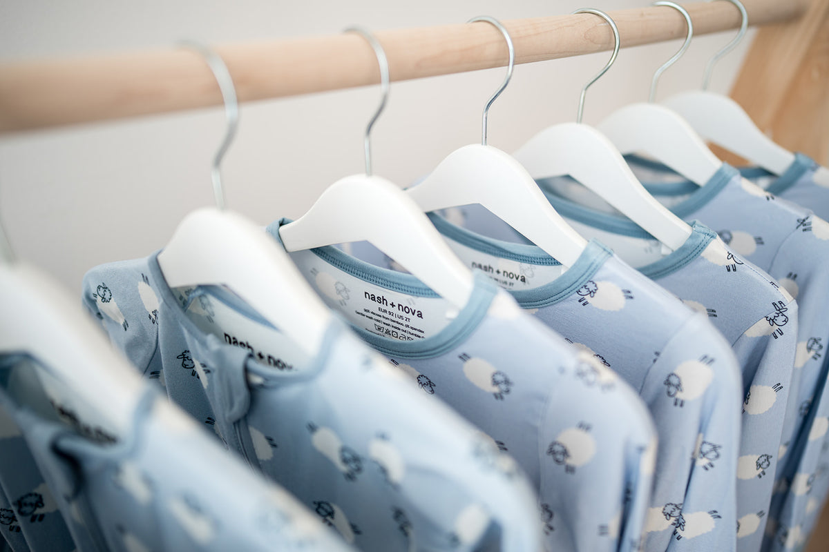 Pyjamas Lamm Blå