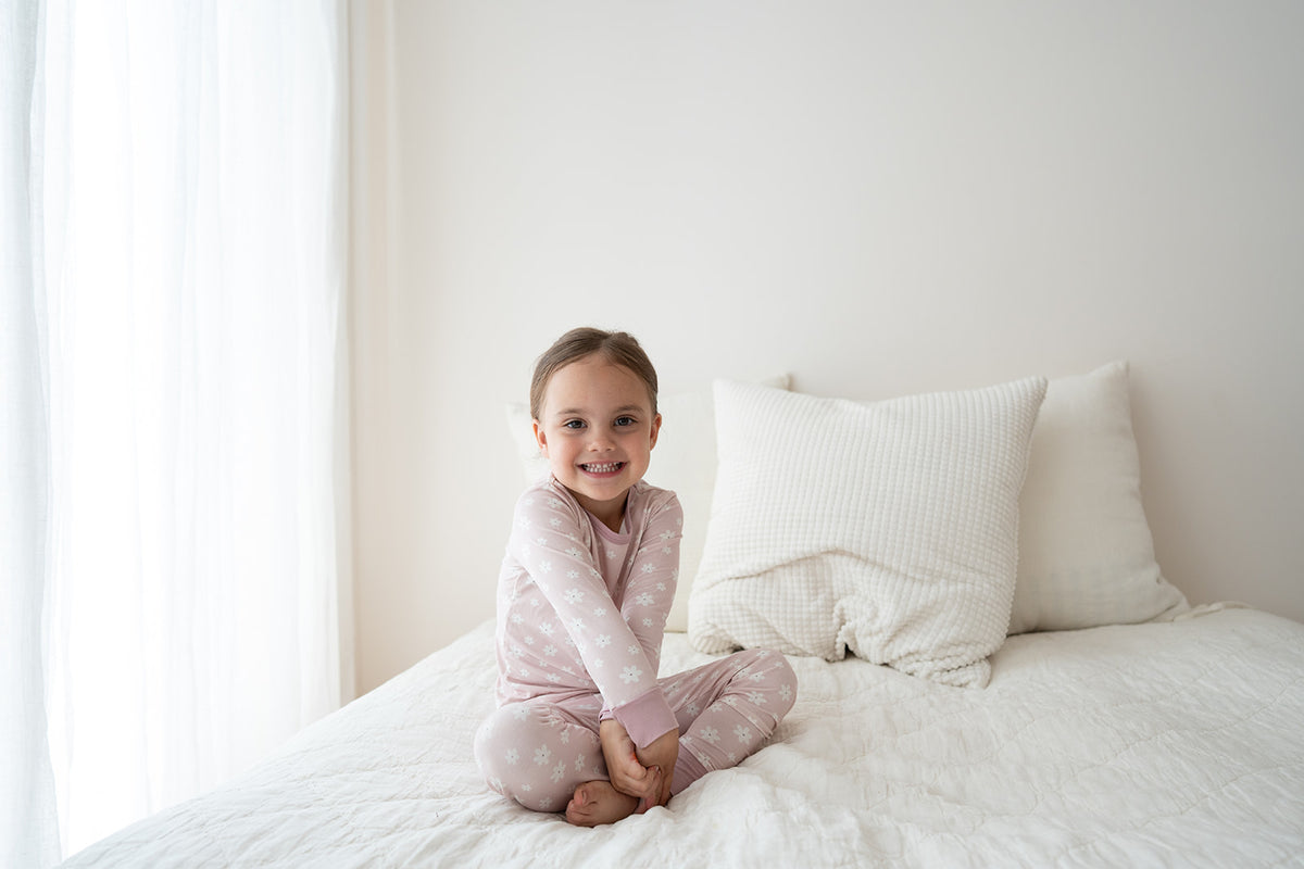 Flower Two-Piece Pajama Set