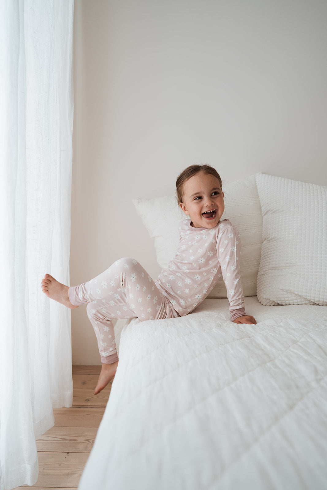 Flower Two-Piece Pajama Set