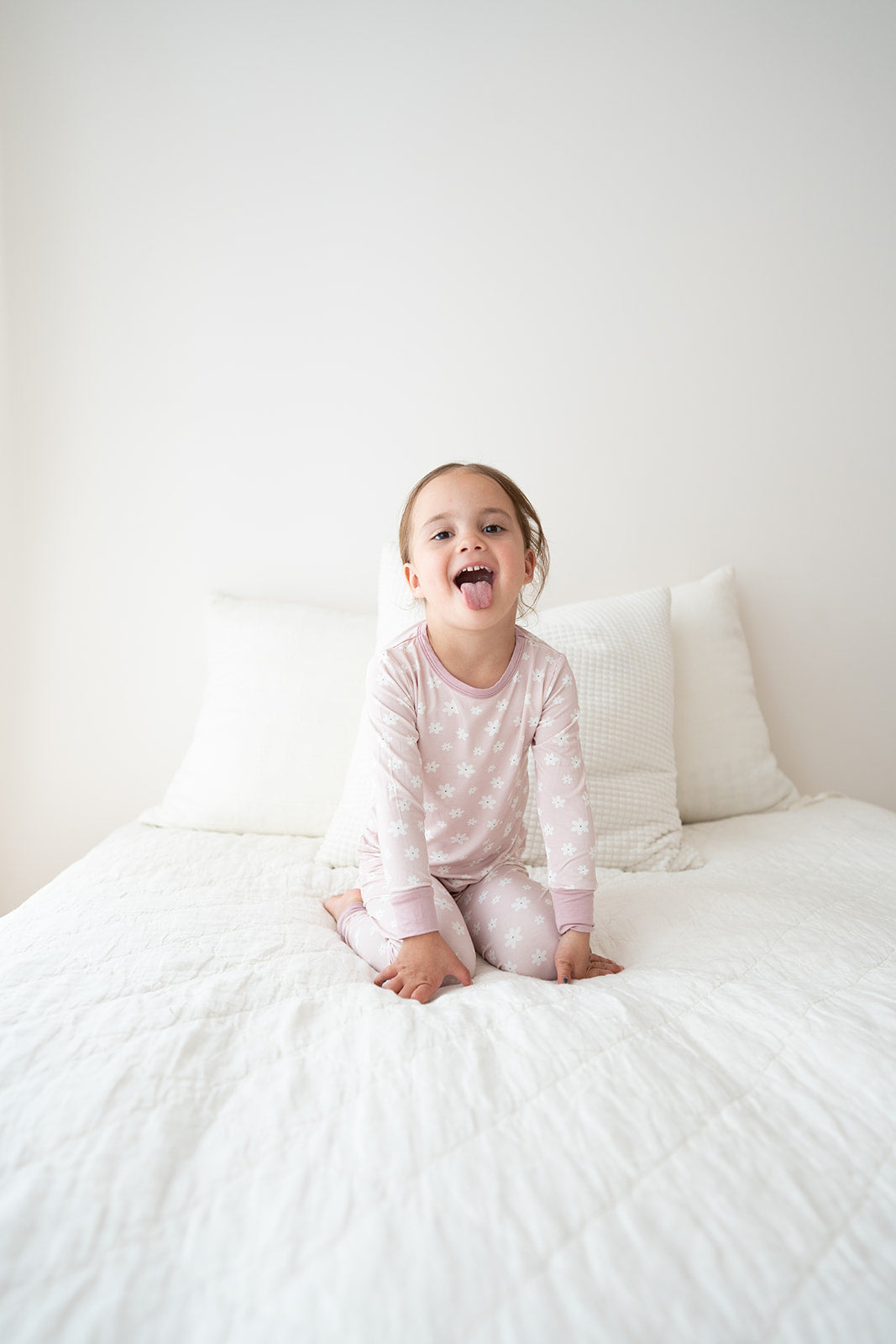 Flower Two-Piece Pajama Set