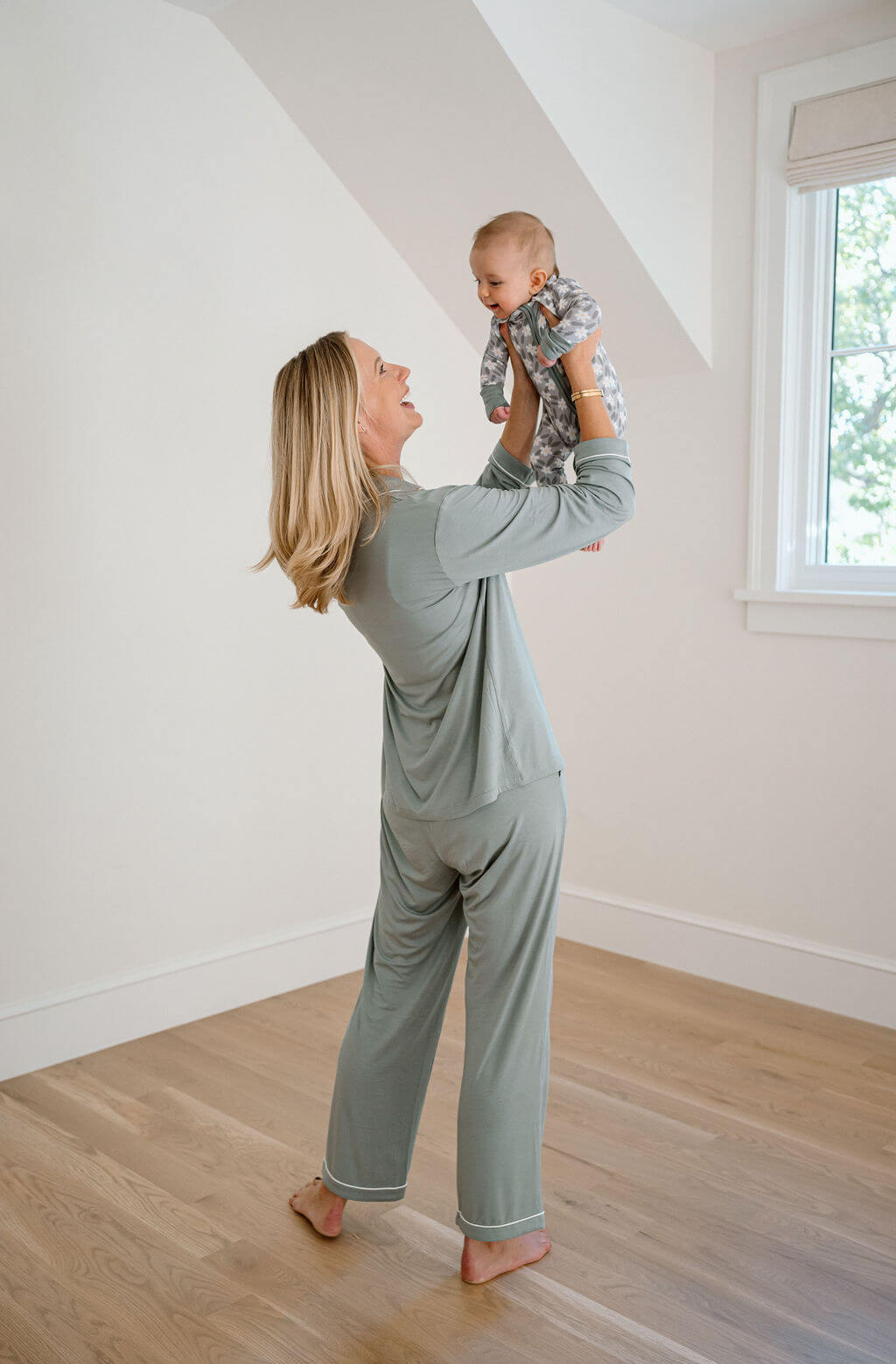 Sage Green Women's Bamboo Pajama Set