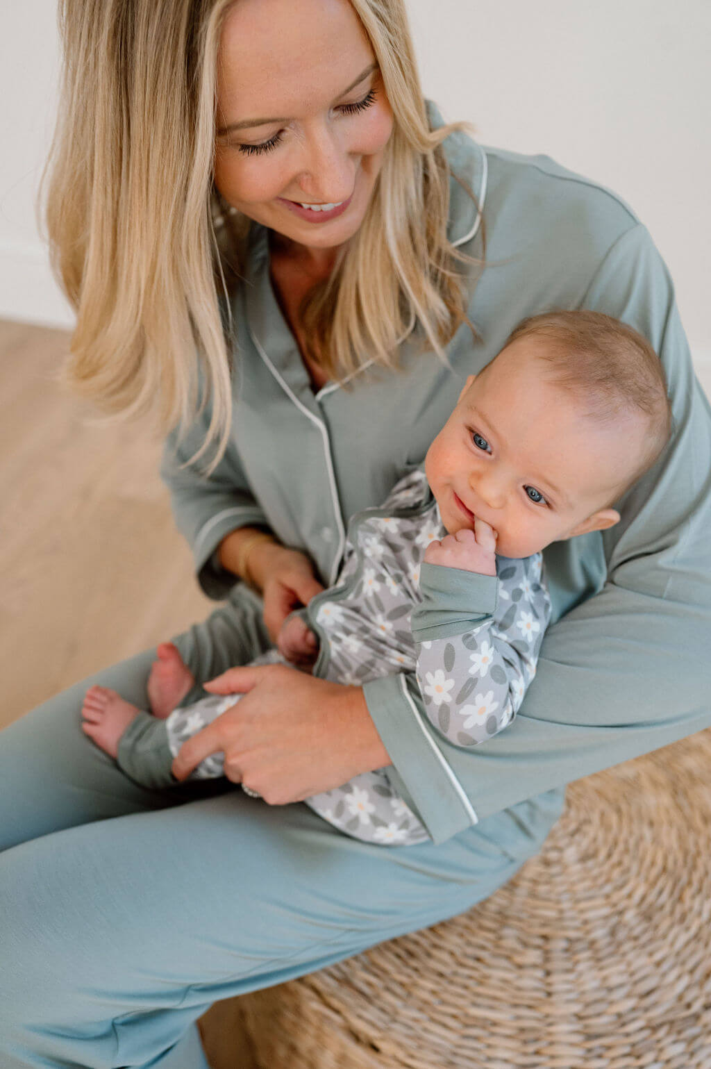 Sage Green Women's Bamboo Pajama Set