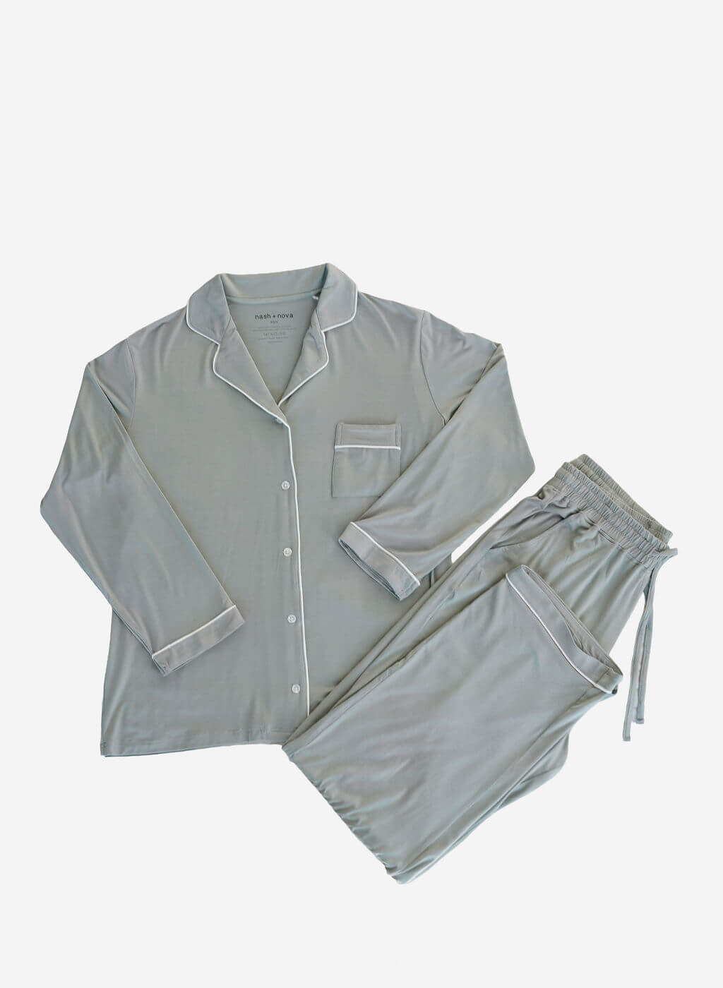 Sage Green Women's Bamboo Pajama Set
