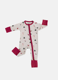 Babypyjamas i bambu - Julmönster