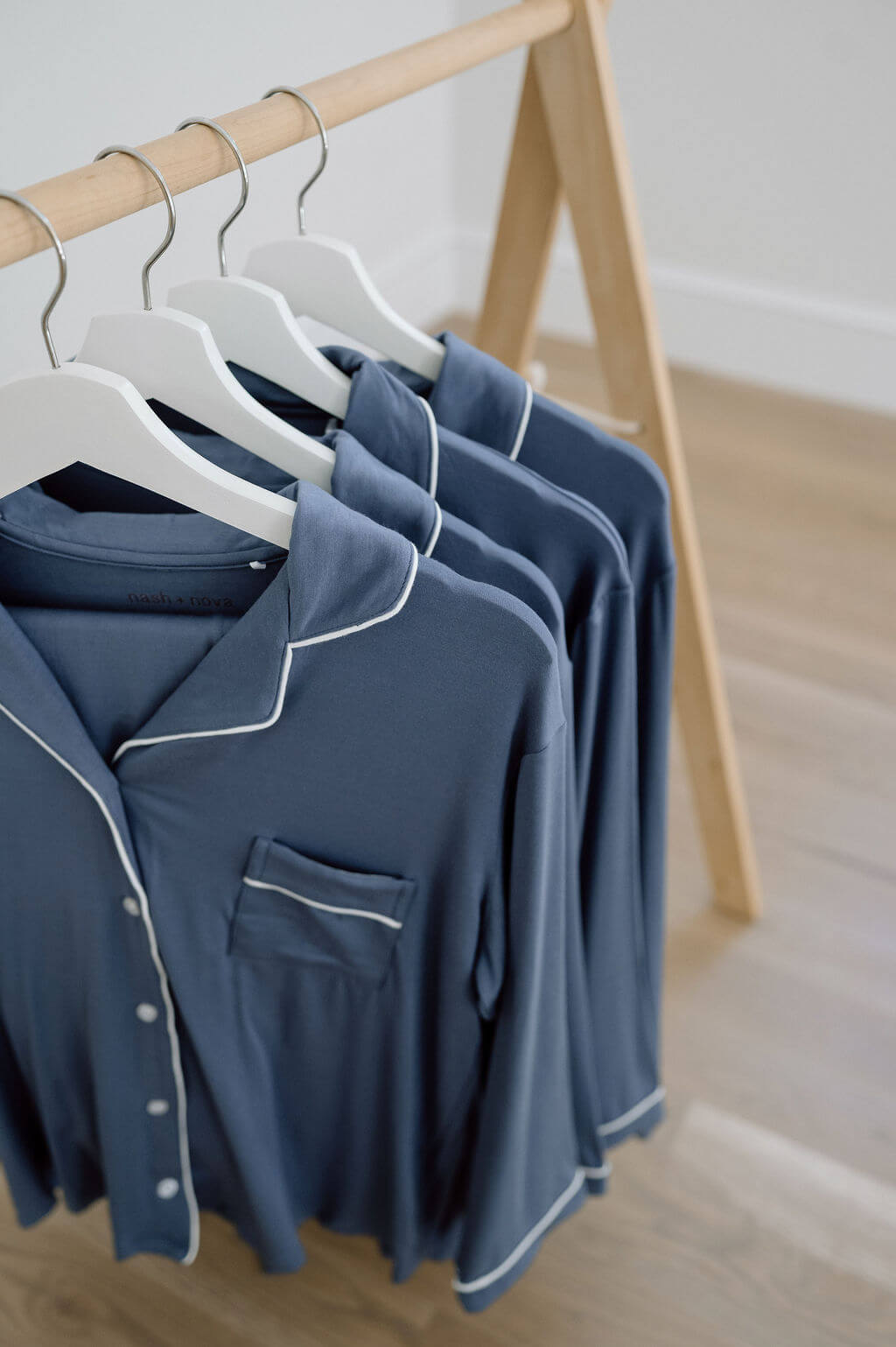 Slate Blue Women's Bamboo Pajama Set