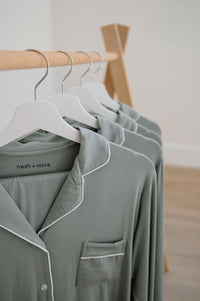 Sage Green Women's Bamboo Pajama Set